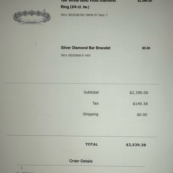 Brilliant Earth 18K White Gold Diamond Band Ring 0.75 CTW Size 7 - Picture 6 of 6